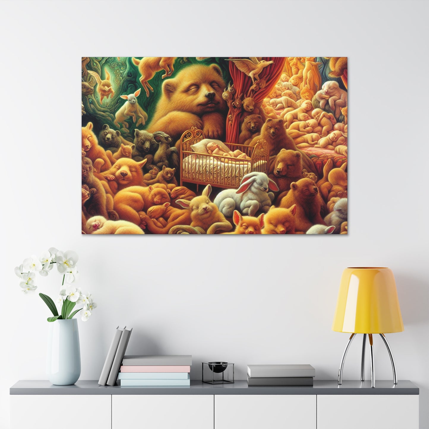 Dreaming Wildlife Wonderland - Canvas