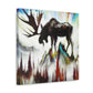 Moose on a Canvas - Canvas