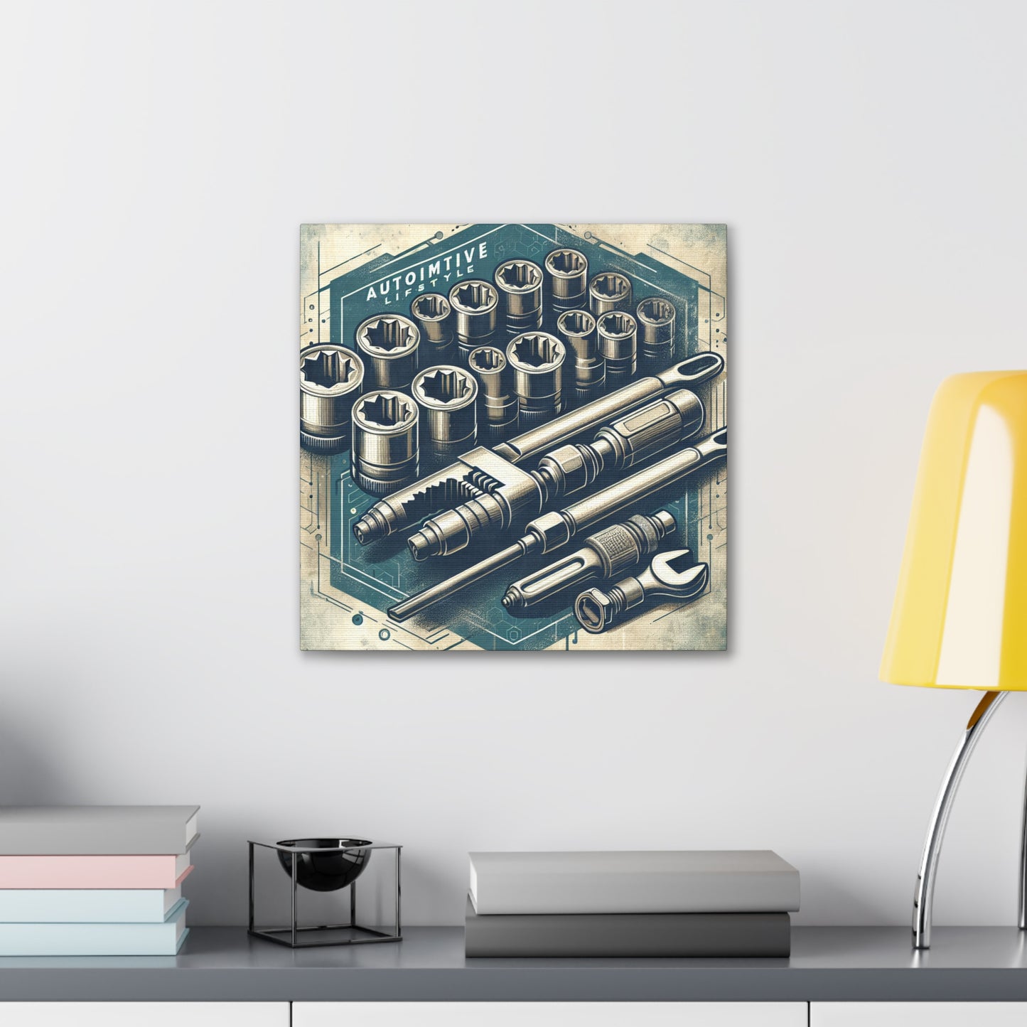 "Mechanical Harmony Unleashed" - Canvas