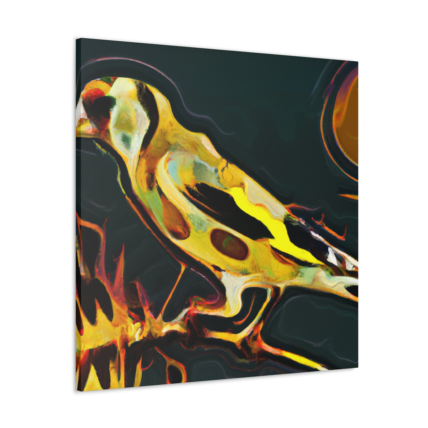 "American Goldfinch Hues" - Canvas