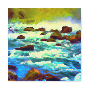 "River Reflections Impressionism" - Canvas