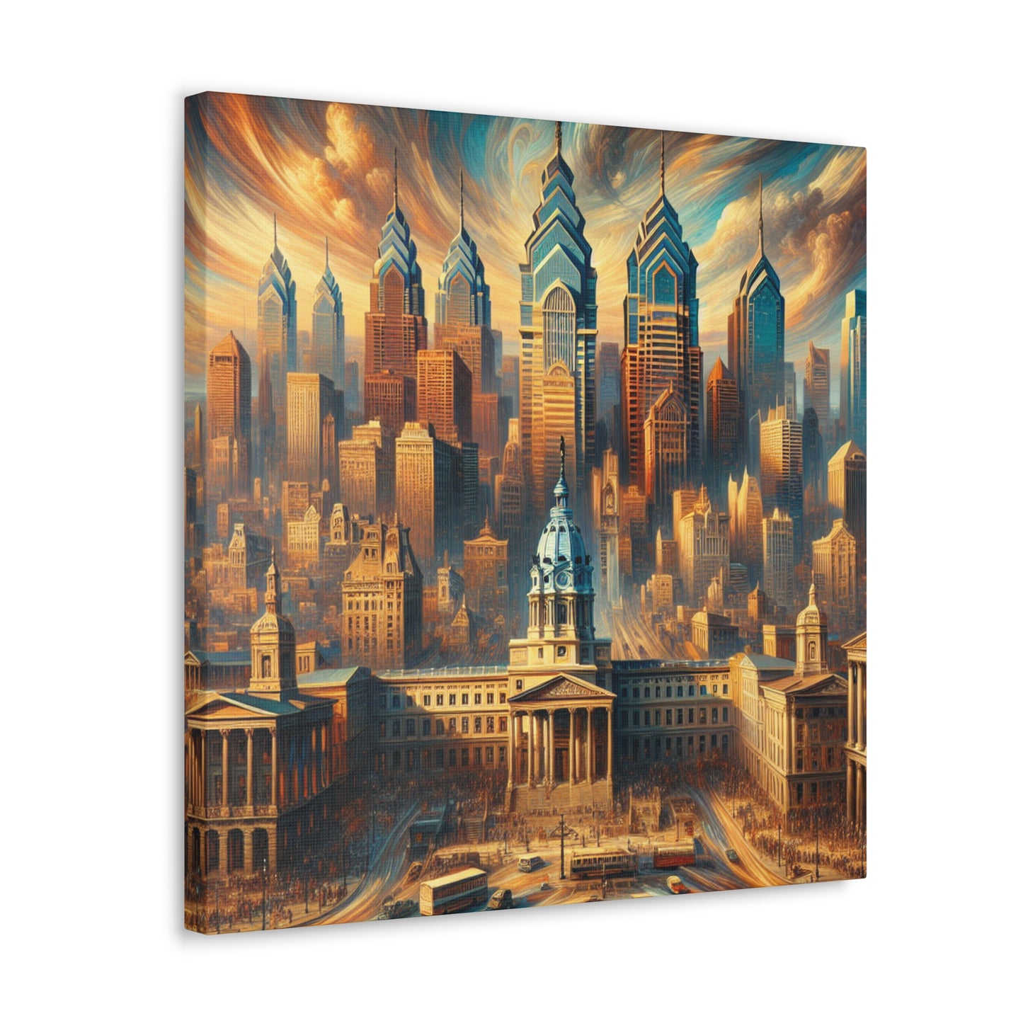 "Philadelphia's Serene Elegance" - Canvas