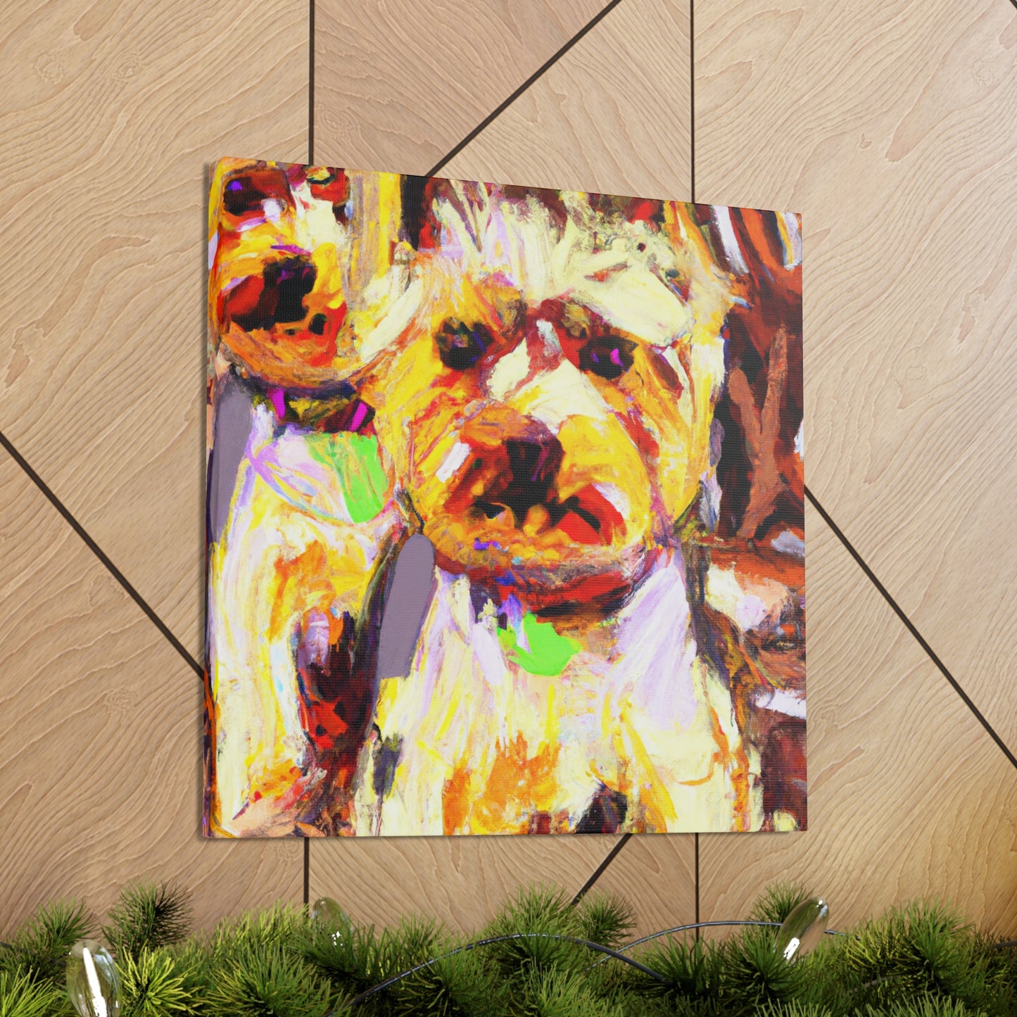 "Yorkshire Dog Grandeur" - Canvas