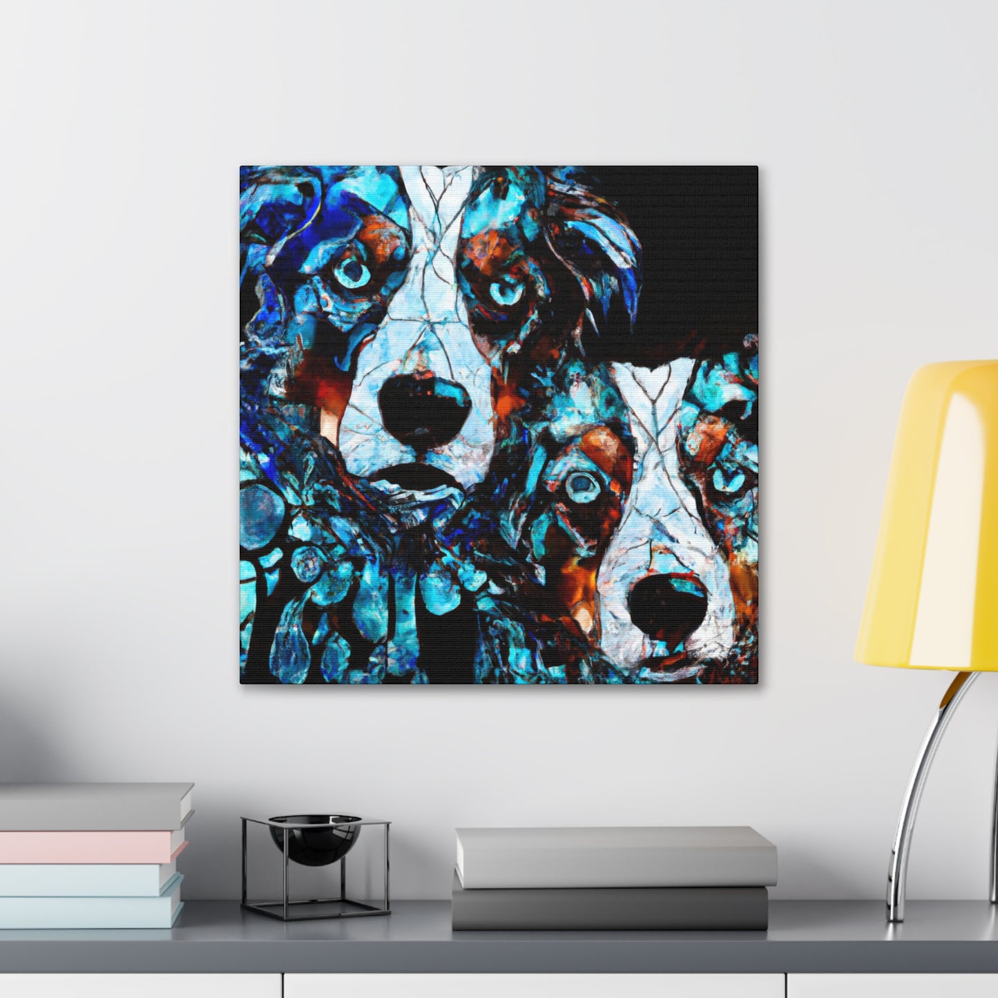 "Australian Shepherds Rejoice" - Canvas