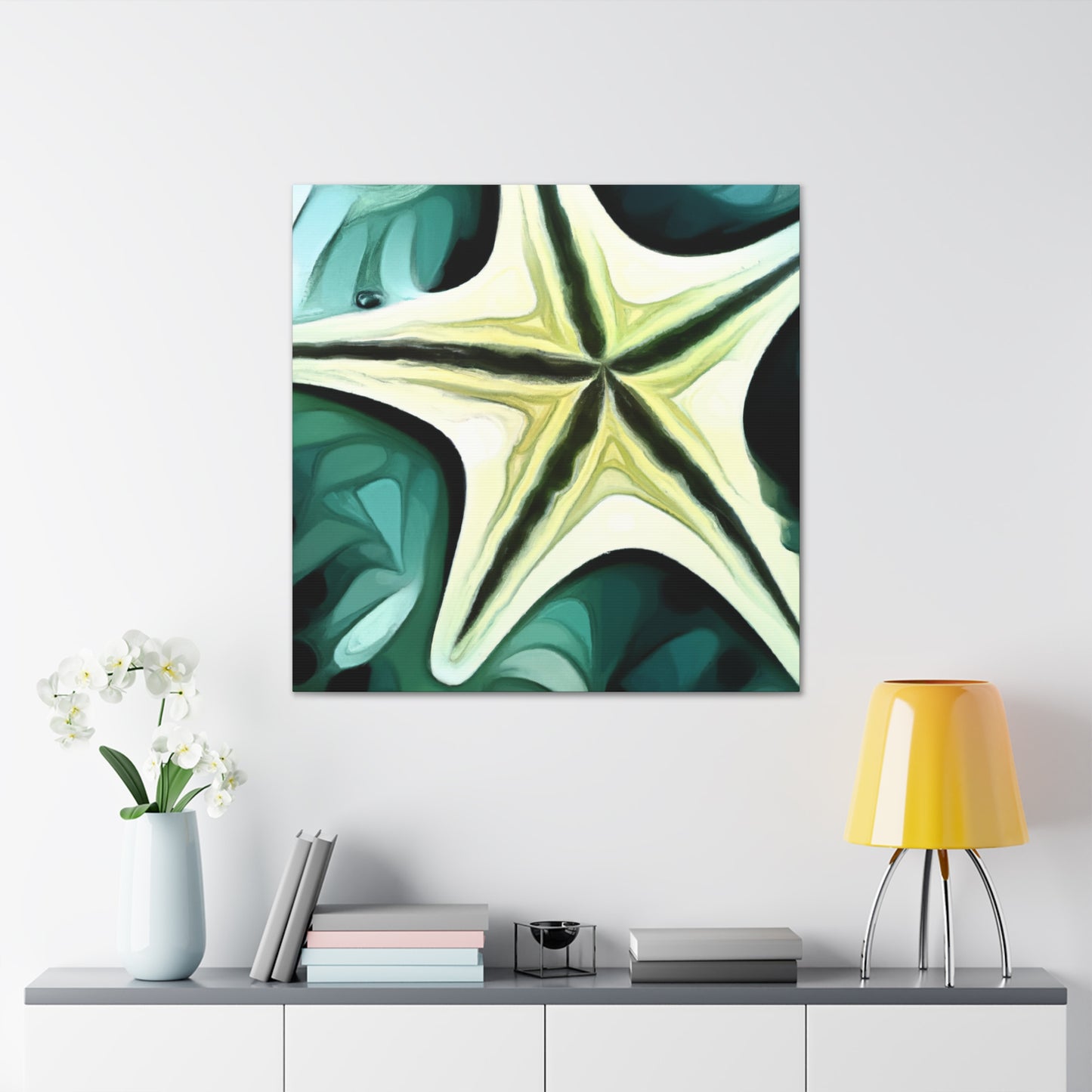 "Starfish Sparkles Aloft" - Canvas