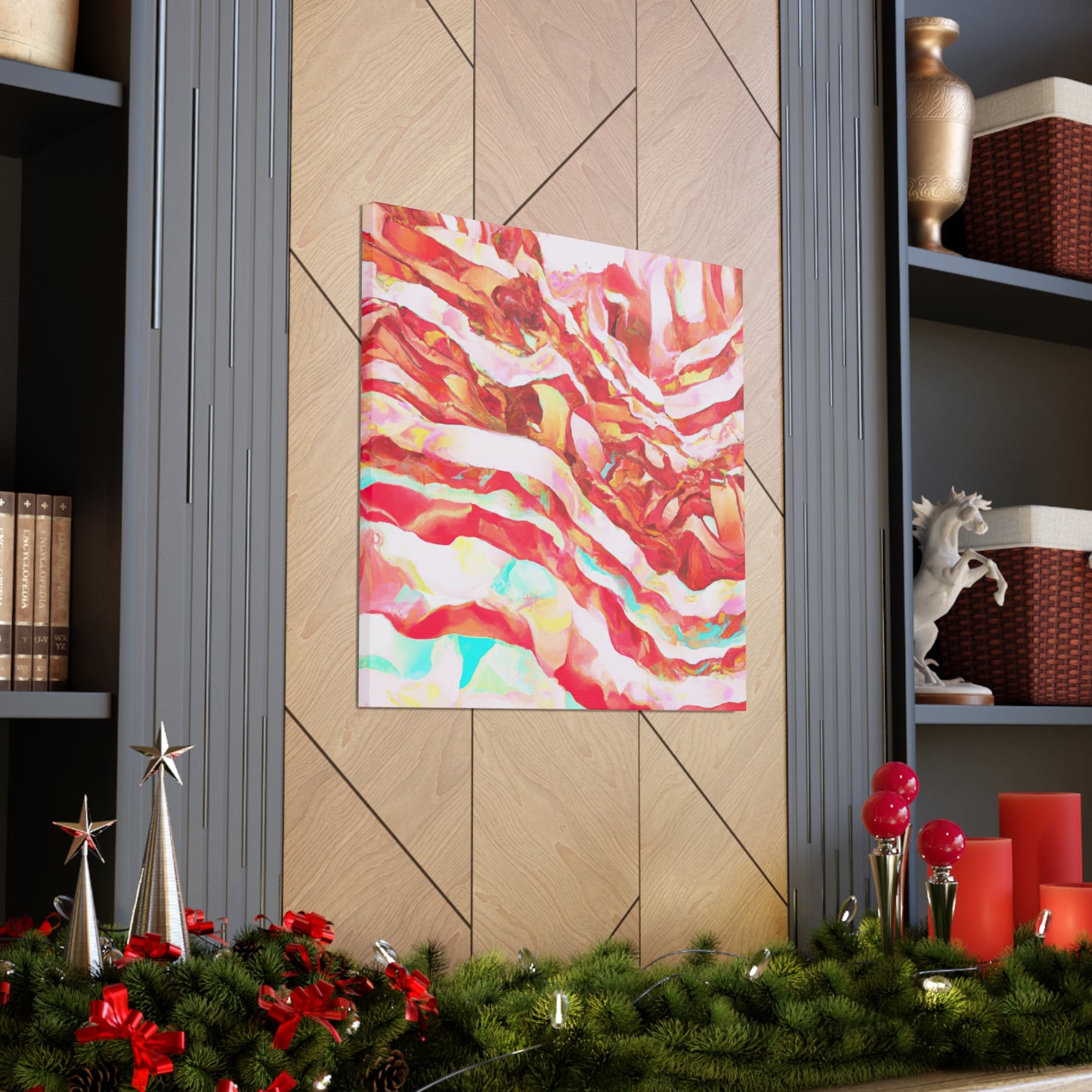 "Bacon in Bloom Art" - Canvas