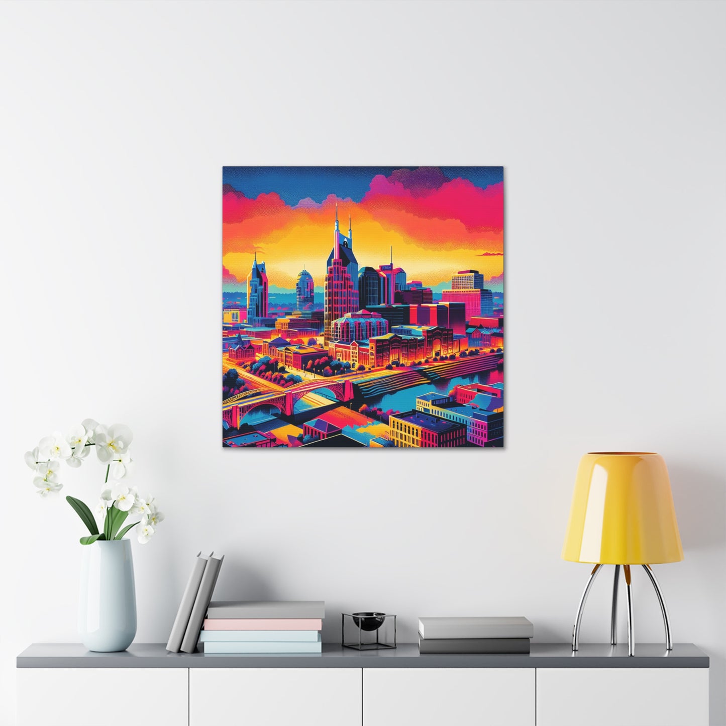 "Melodic City Vibe" - Canvas