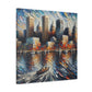 "Baltimore's Vibrant Urban Symphony" - Canvas