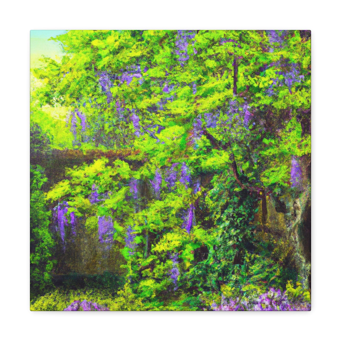 "The Wisteria Tapestry" - Canvas