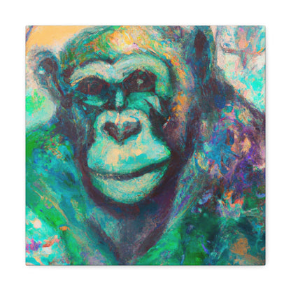 "Chimpanzee Dreamscape" - Canvas