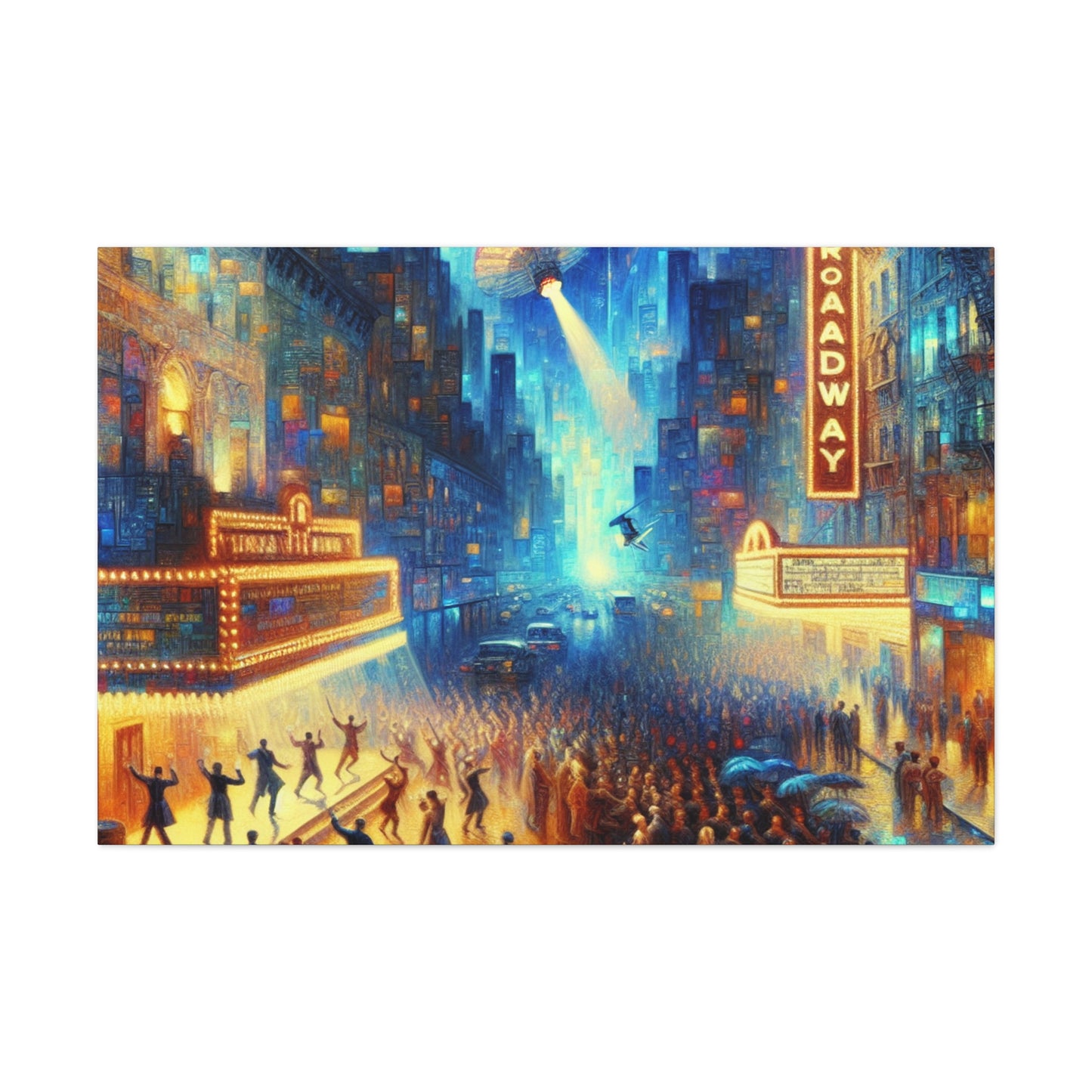 "Enchanting Broadway Performance" - Canvas