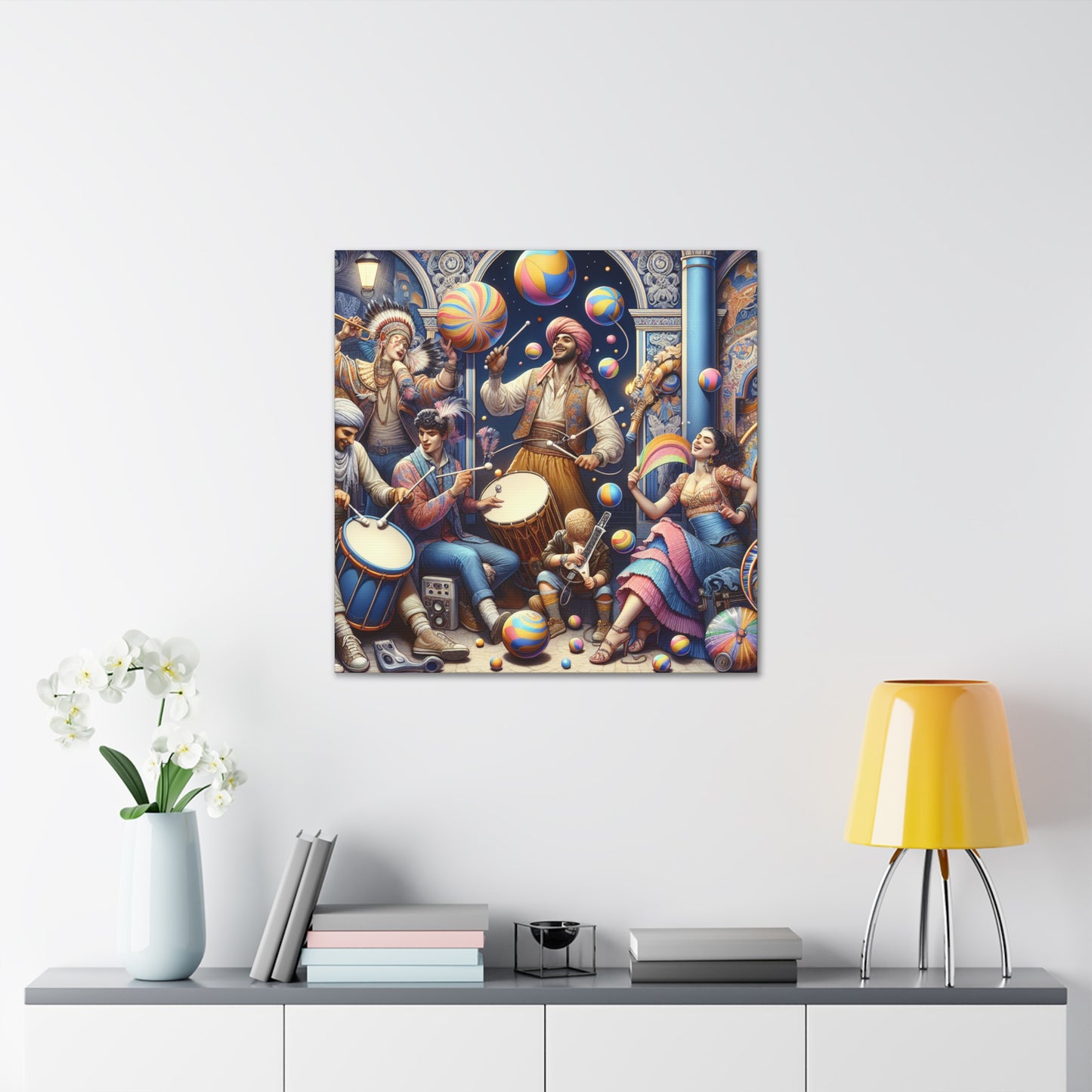 Enchanting Liveliness in Motion - Canvas