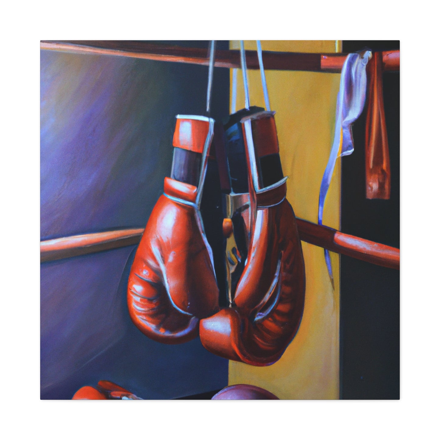 Boxing in Monochrome - Canvas