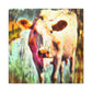 Milky Moo Mosaic - Canvas