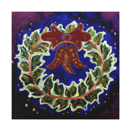 "Wreath of Abundance" - Canvas