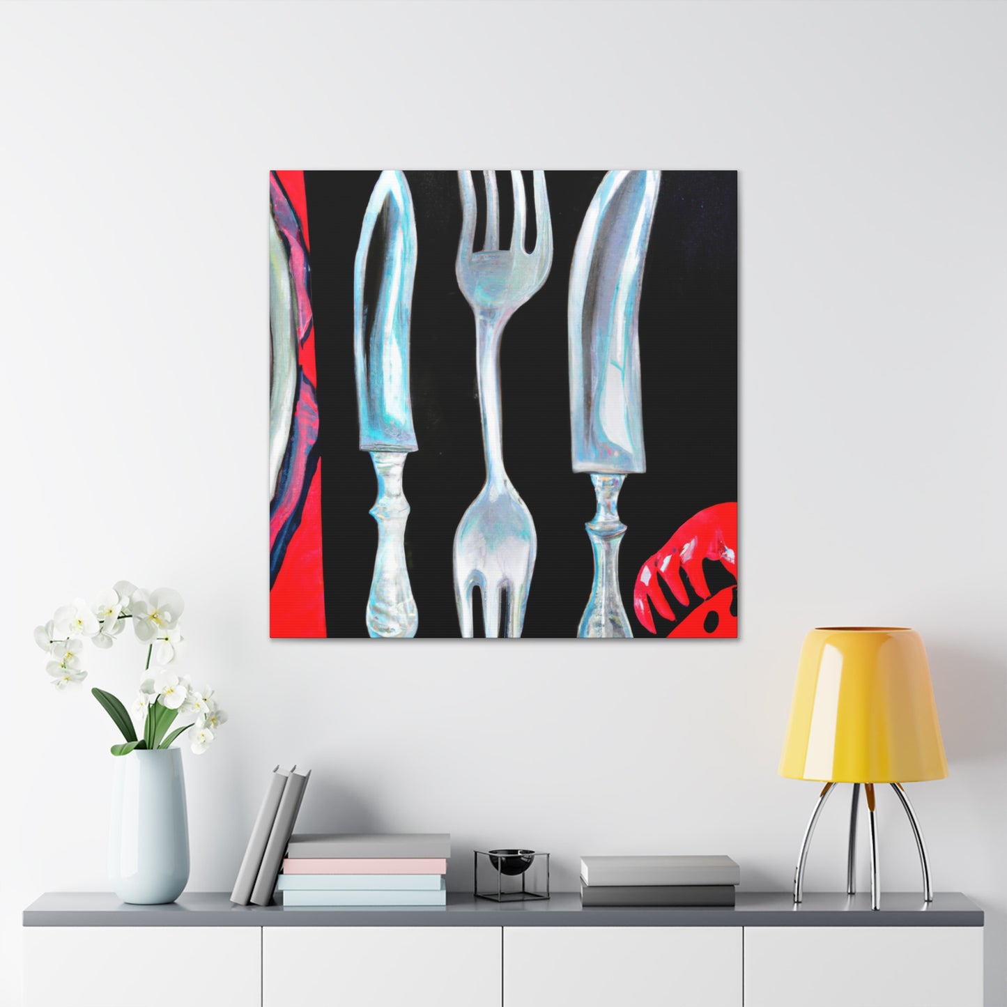 Forked Silver Utopia - Canvas