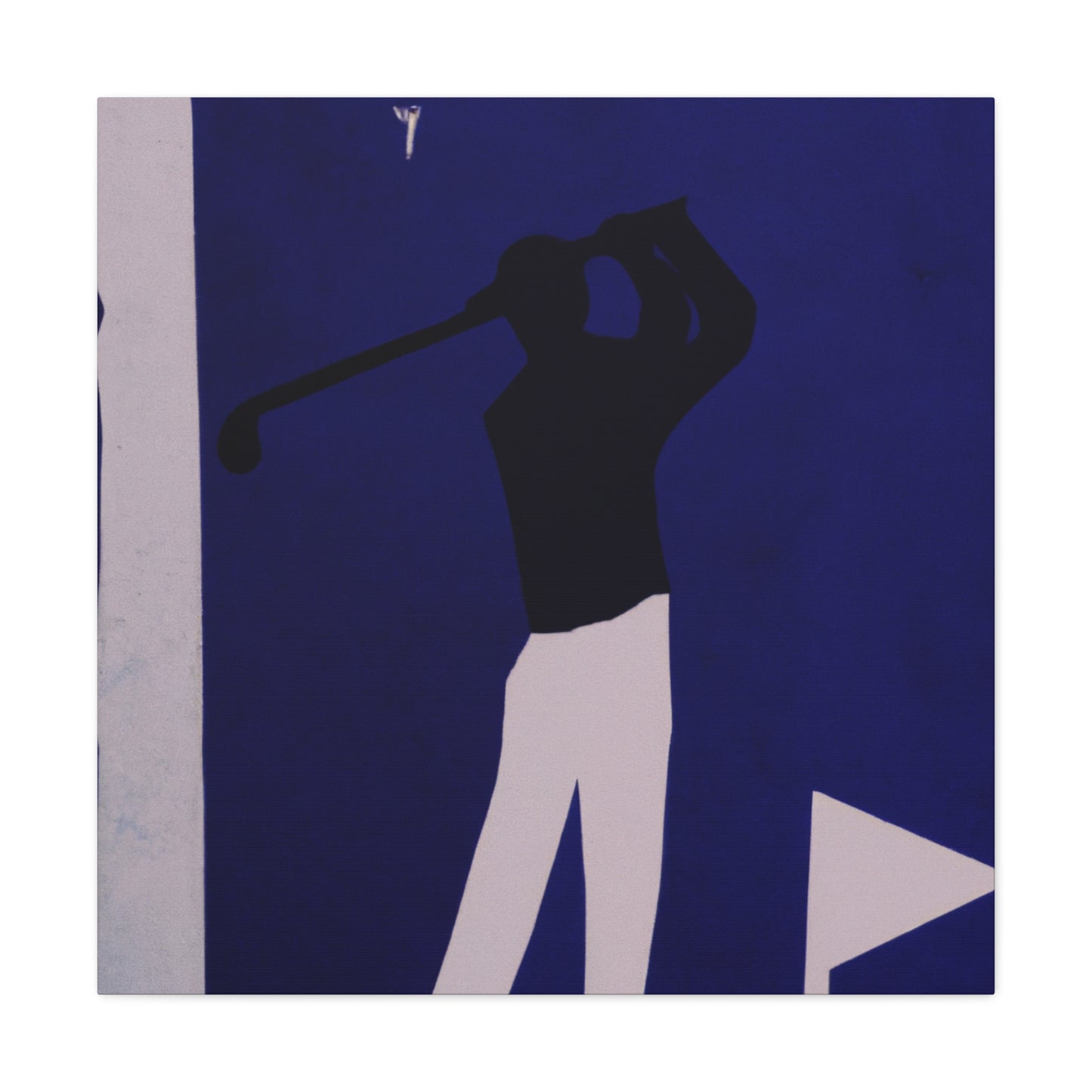 Golfing in Monochrome - Canvas