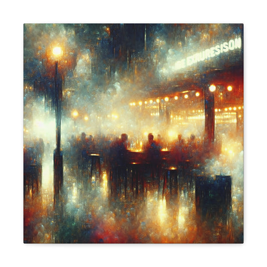 Haunting Hazy Whiskey Night - Canvas