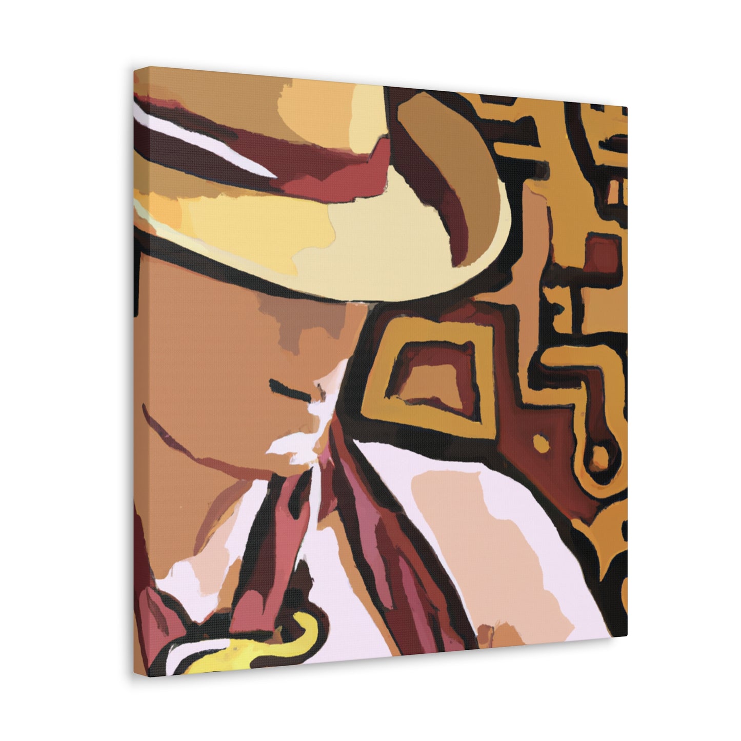 "Cowboy Hat Reflection" - Canvas