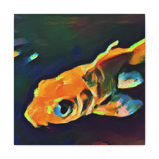 "Goldfish Abstraction Dreaming" - Canvas