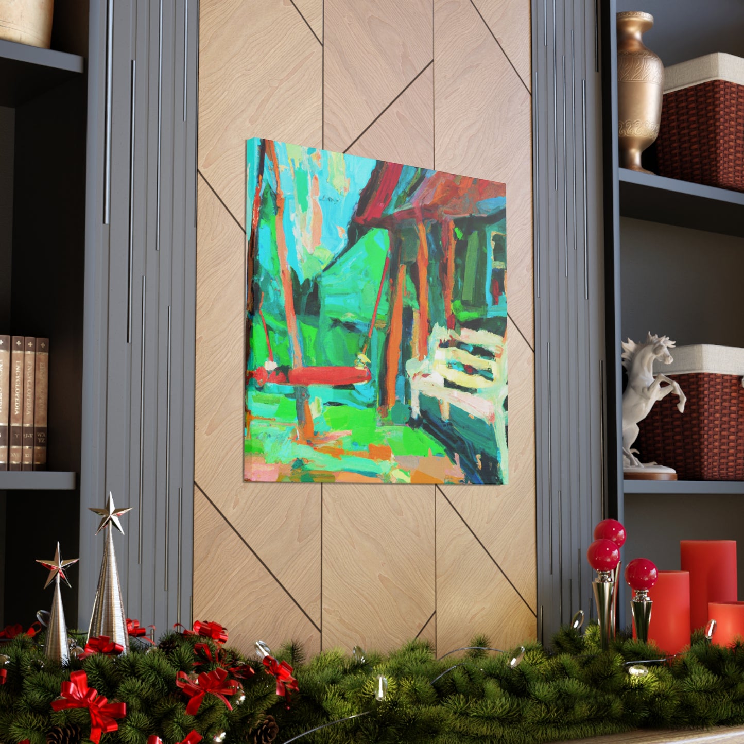 "Porch Swing Reflection" - Canvas