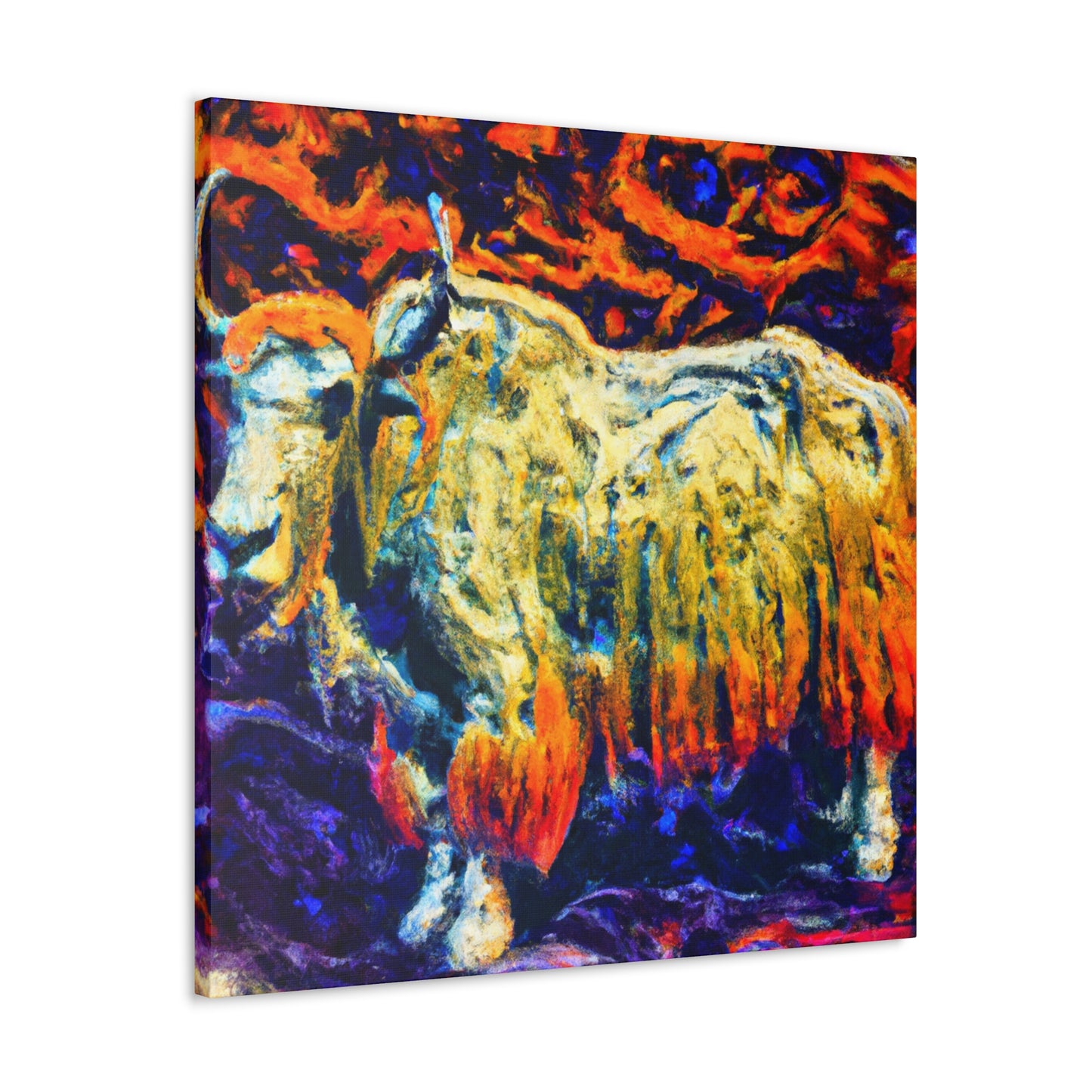 Yak in Impressionism - Canvas