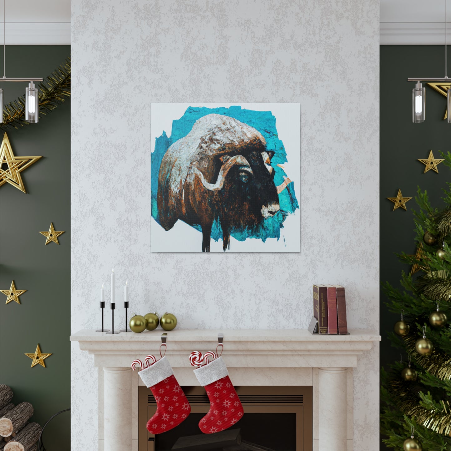 Musk Ox Surrealism - Canvas