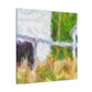 "Rustic Fencescape Dreams" - Canvas