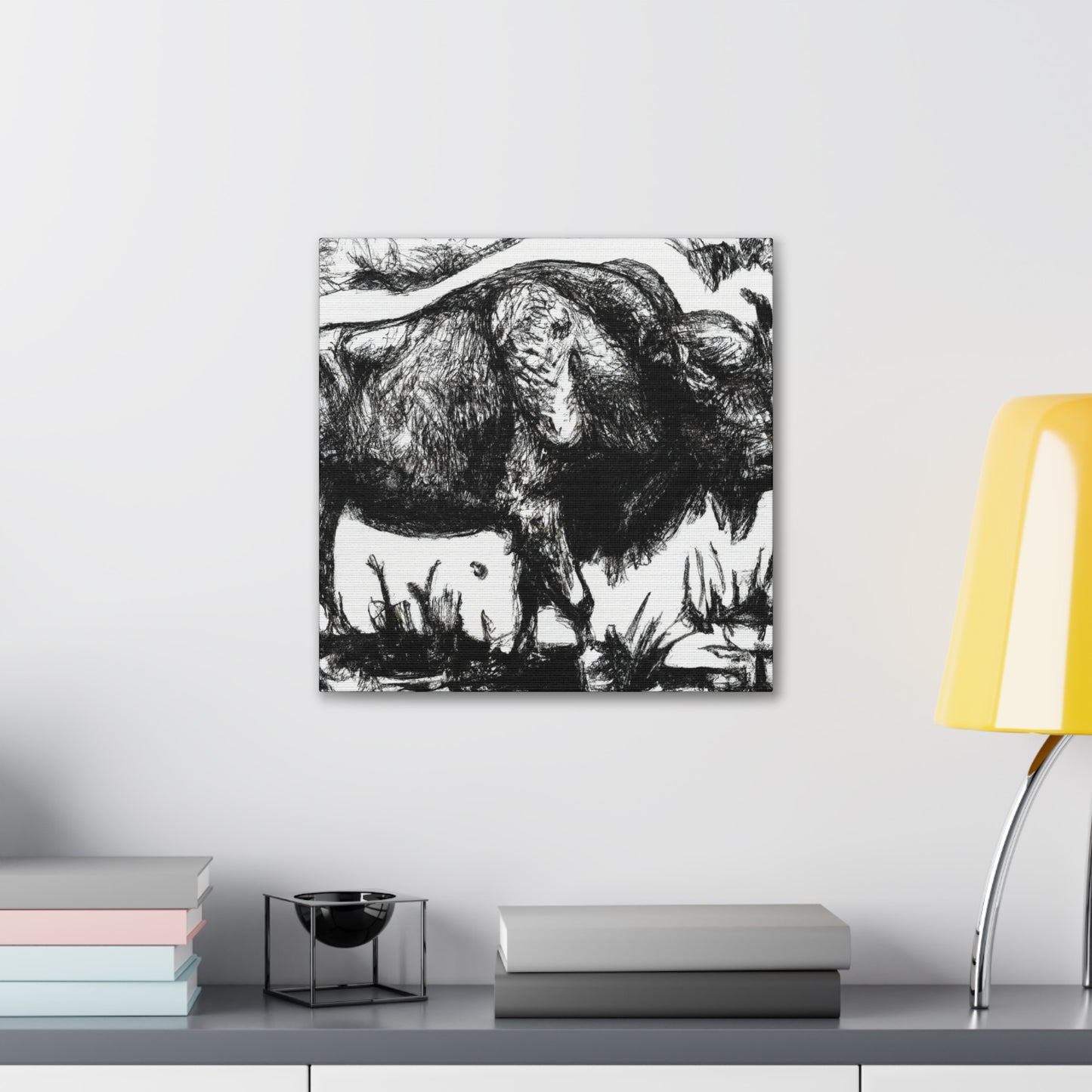 "Bison of the Prairie" - Canvas