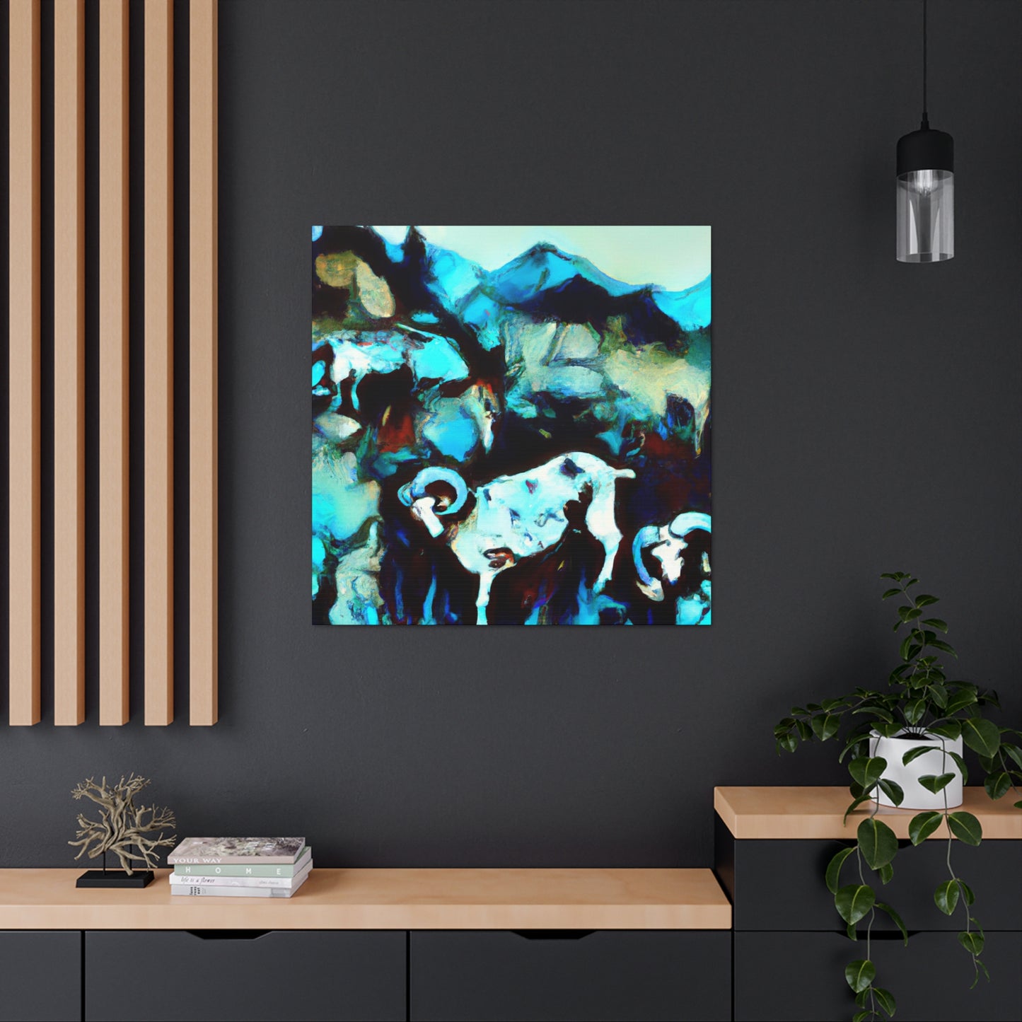 "Herd of Horned Majesty" - Canvas