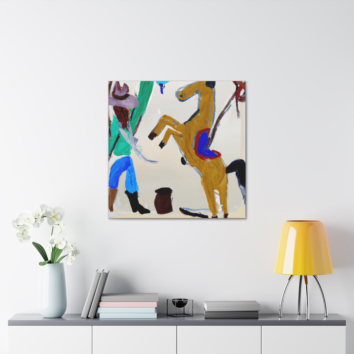 "Stirrups on Canvas" - Canvas