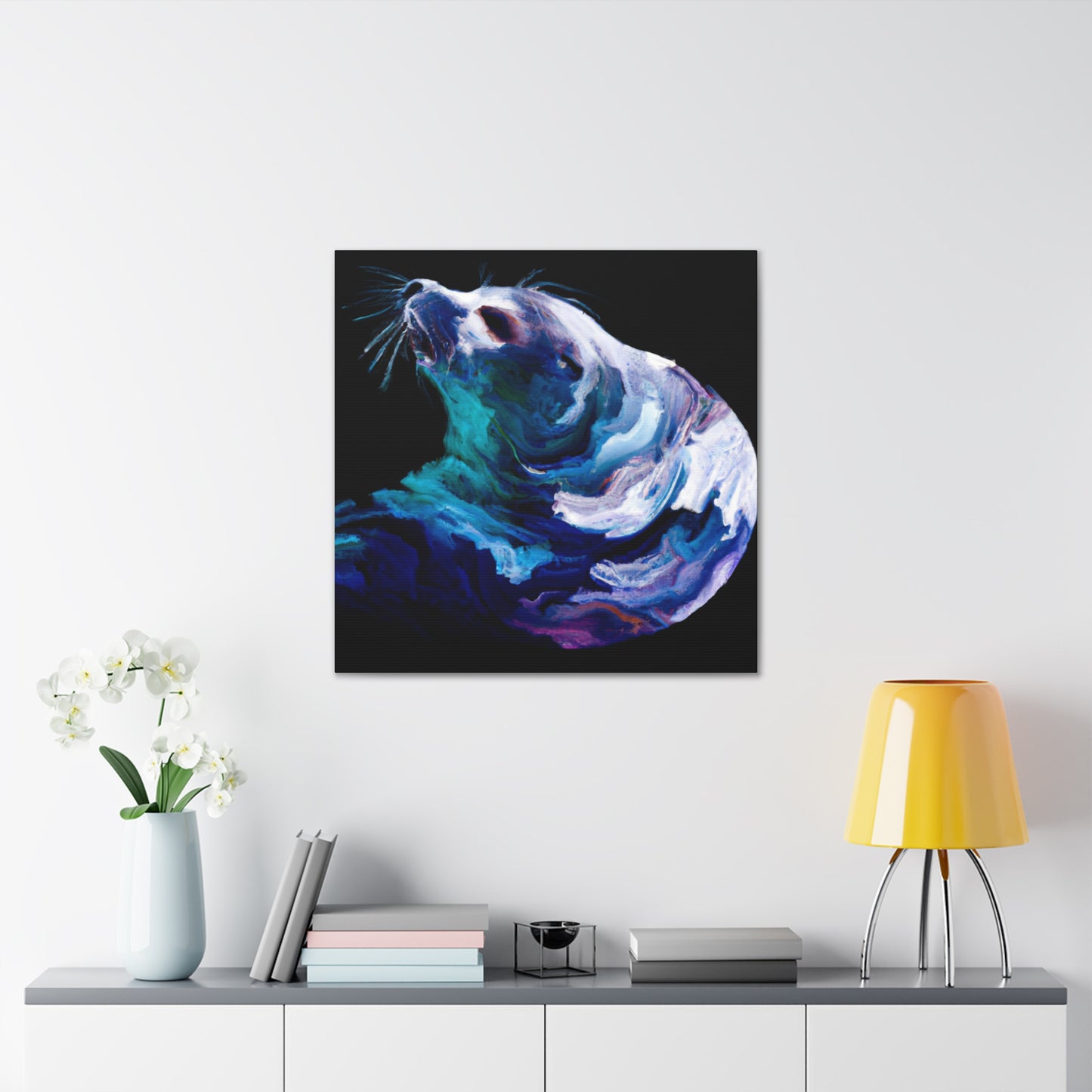 "Harp Seal Splendor" - Canvas