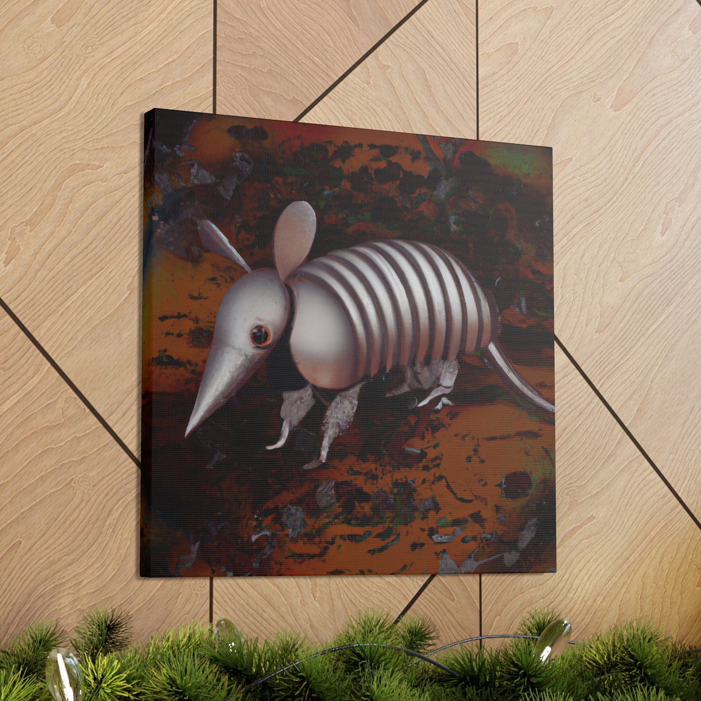 Armadillo In Sunset - Canvas