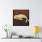 Beluga Whale Serenely - Canvas