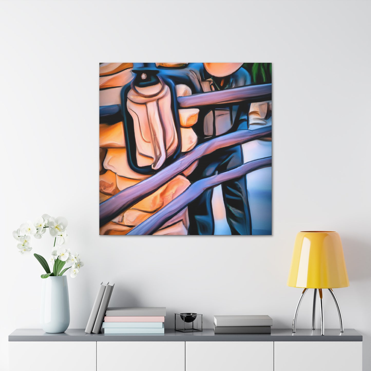 "Hitching Post Serendipity" - Canvas