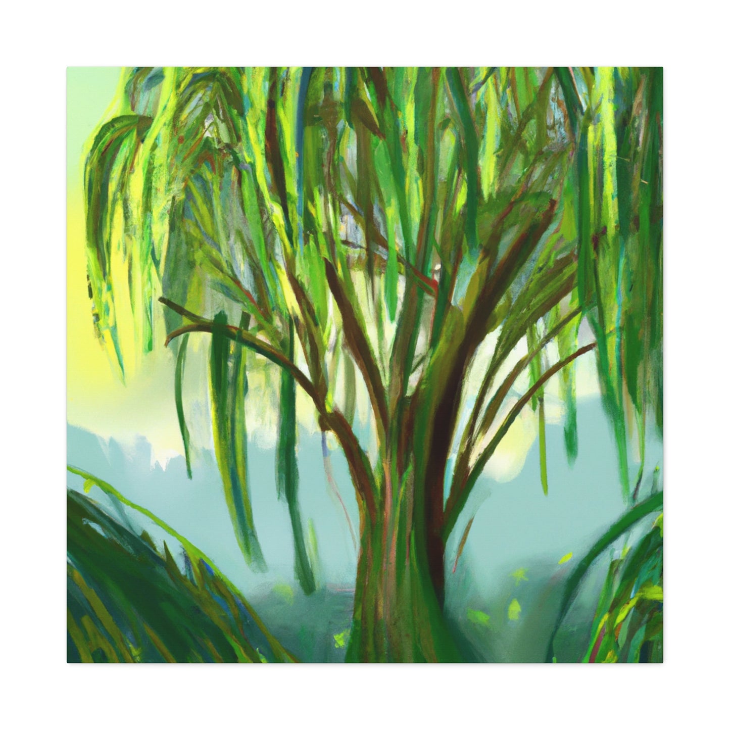 Willow Tree Reflection - Canvas