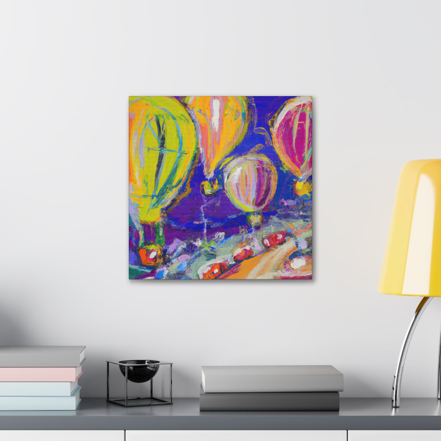 "Hot Air Balloons Ascension" - Canvas