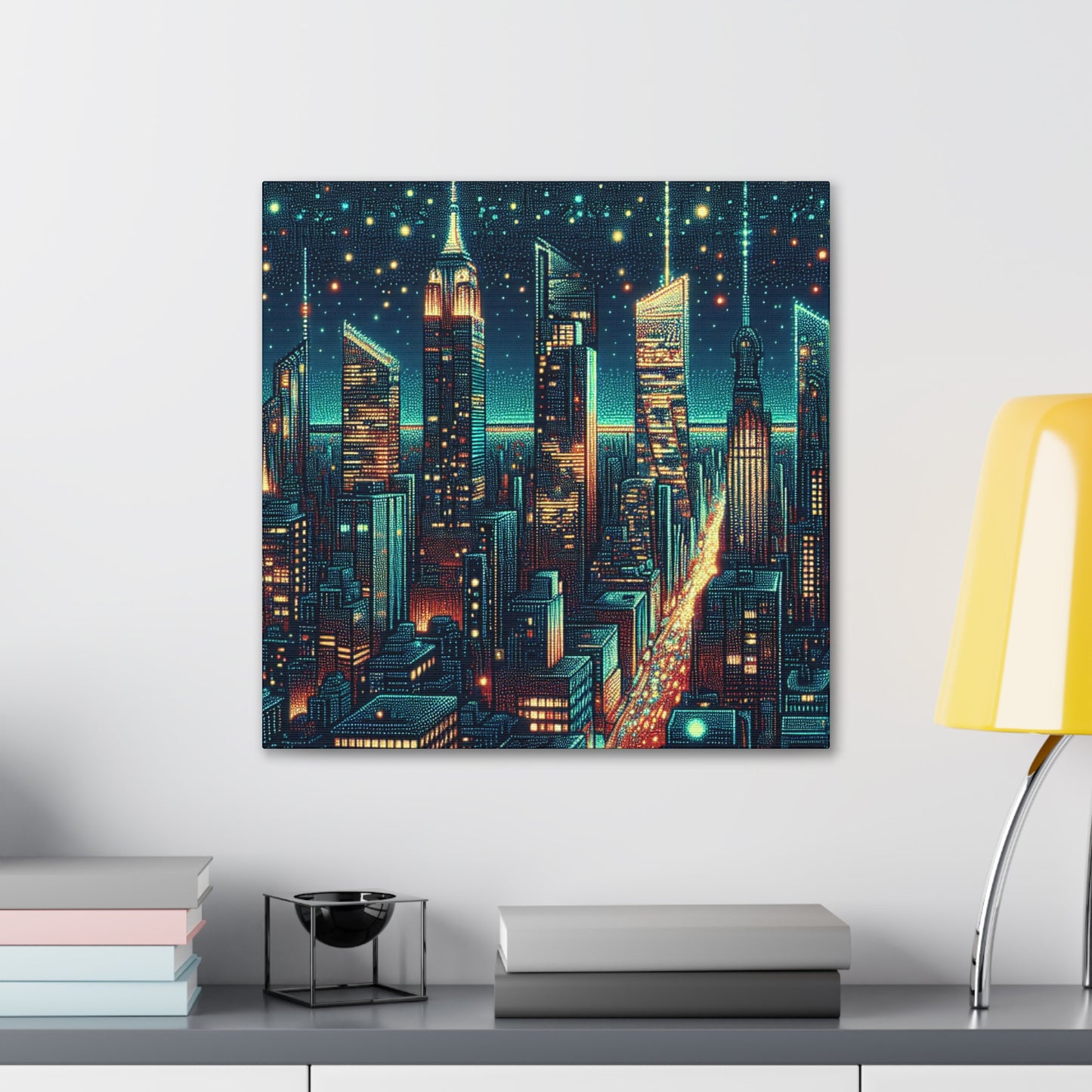 "Canvas of City Splendor" - Canvas