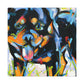 Rottweiler Reverie - Canvas