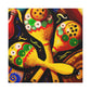 Mariachi's Joyful Maracas - Canvas