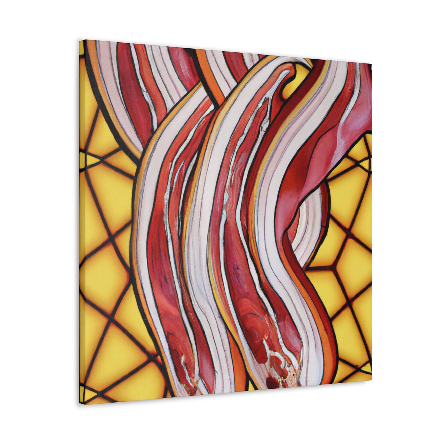 "Bacon in Art Nouveau". - Canvas