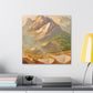 Majestic Mountain Vista - Canvas