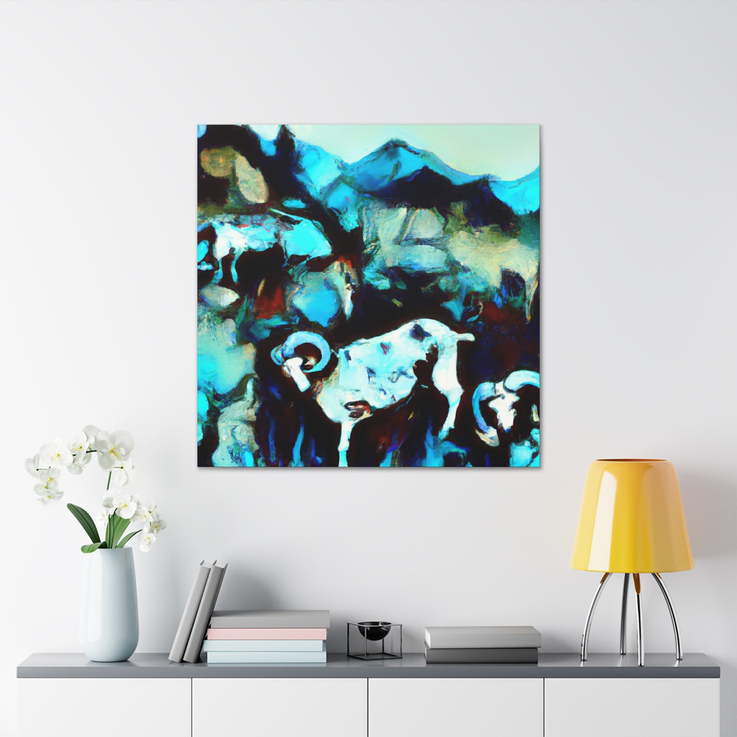 "Herd of Horned Majesty" - Canvas