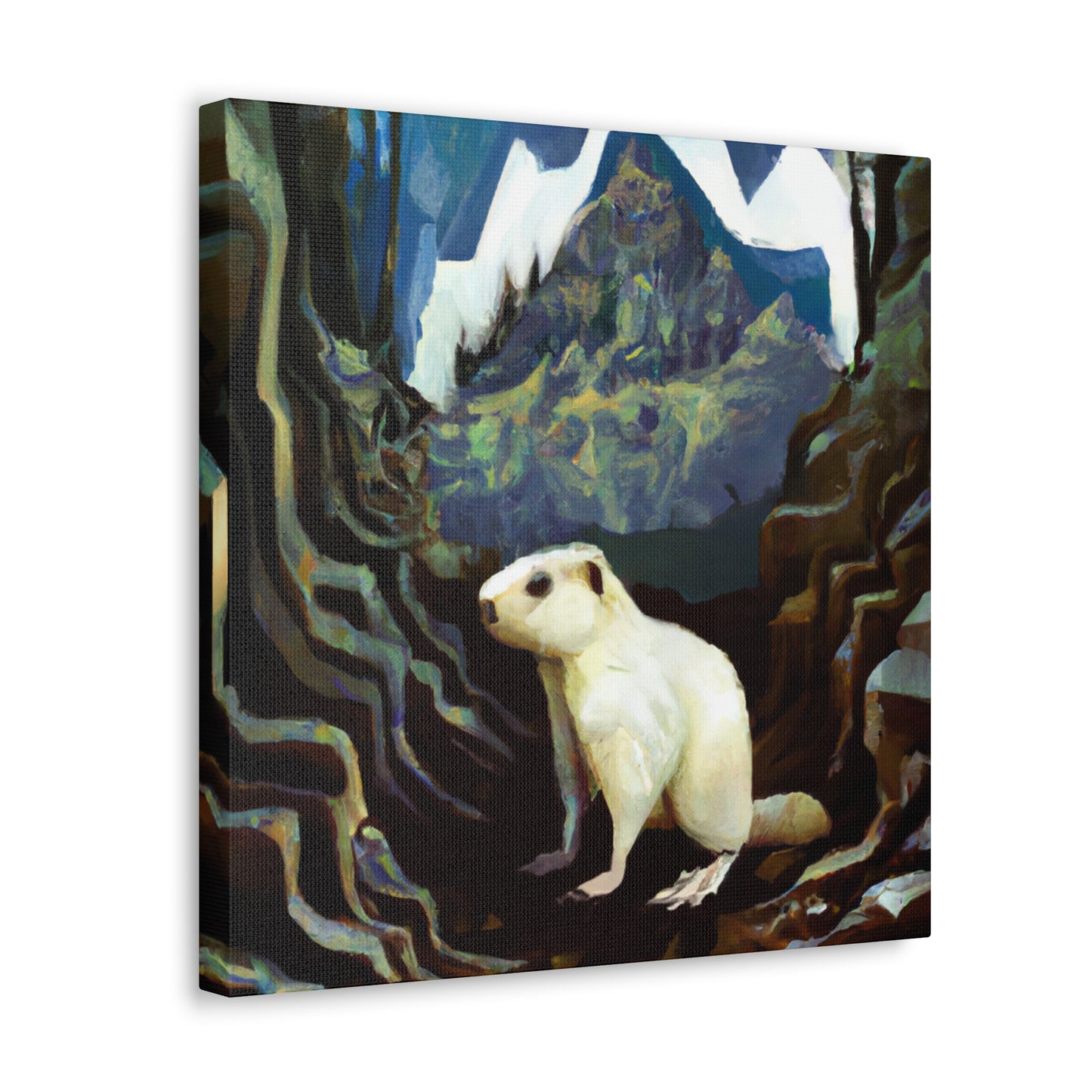 Marmot Street Mural - Canvas