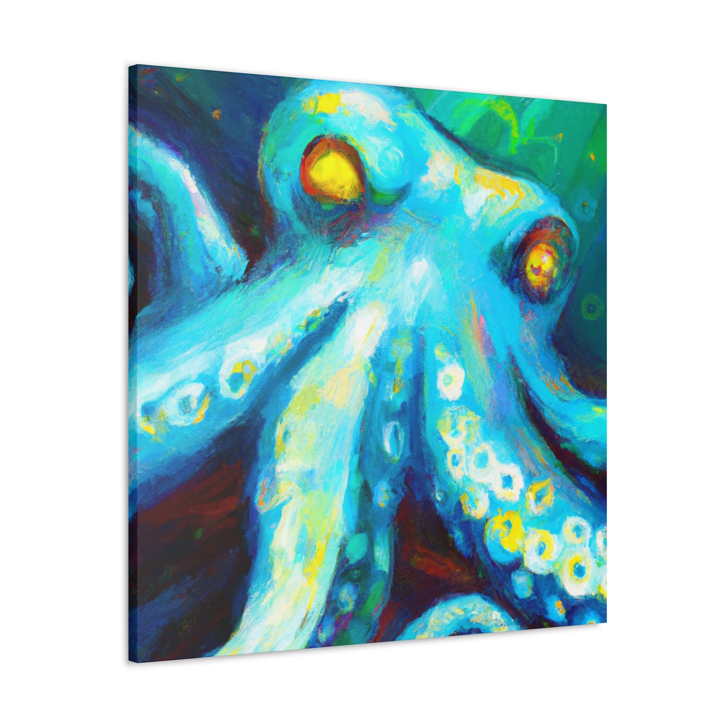 Octopus in Abstract. - Canvas