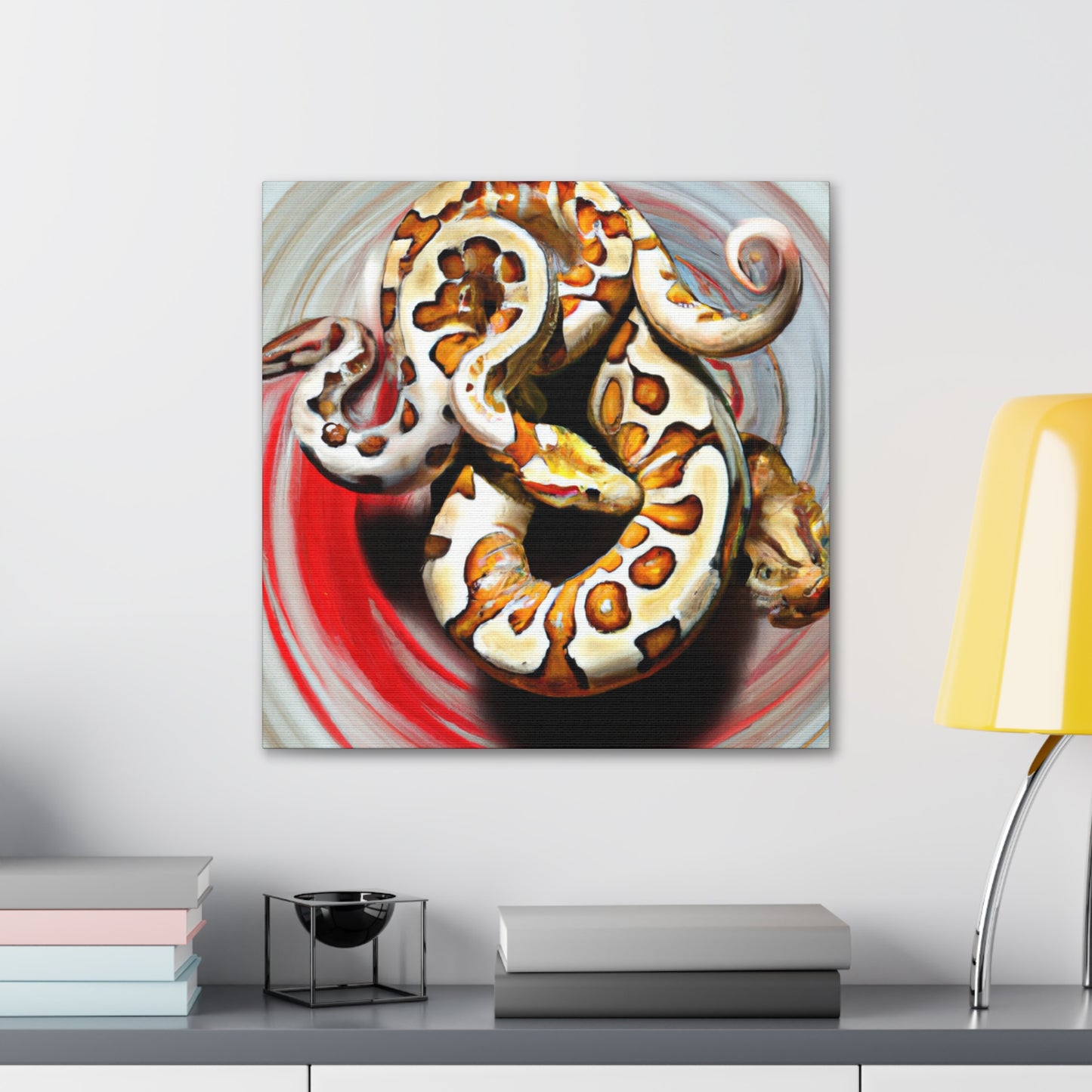 "Python Dancing in Dreamland" - Canvas