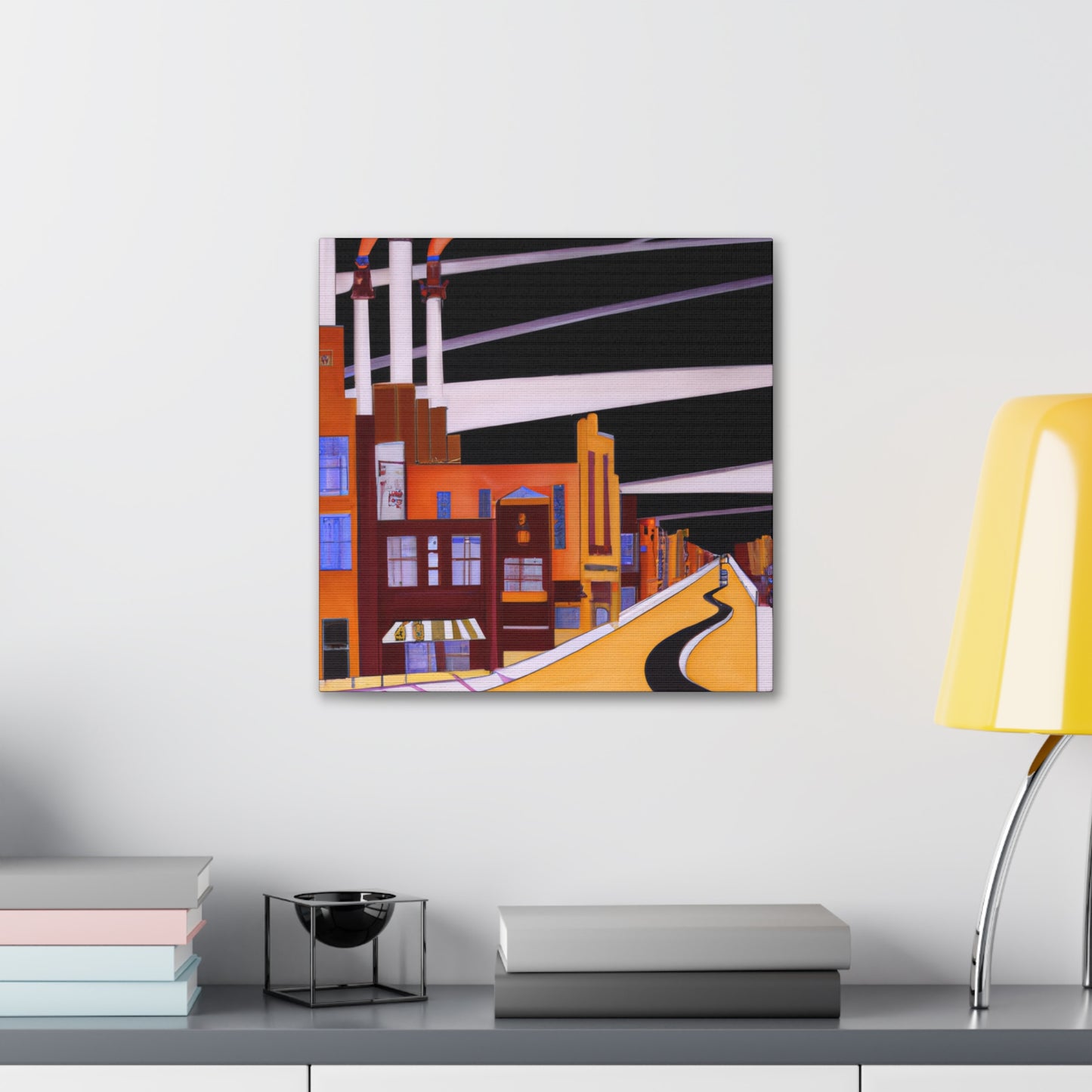 "Urban Phantoms Rising" - Canvas