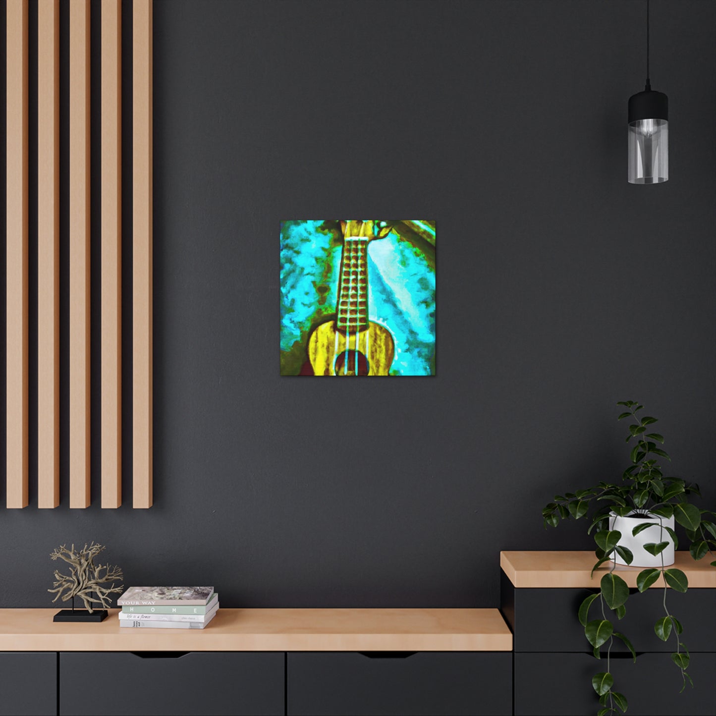 Ukelele Strumming Joy - Canvas