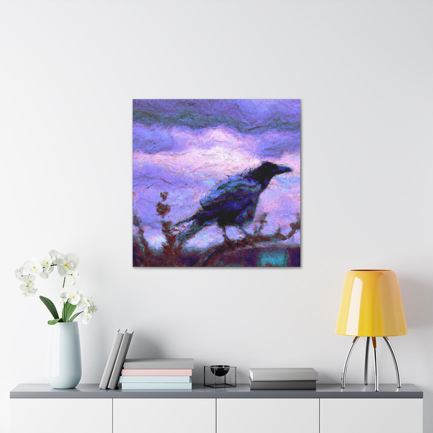 American Crows in Flight - Canvas