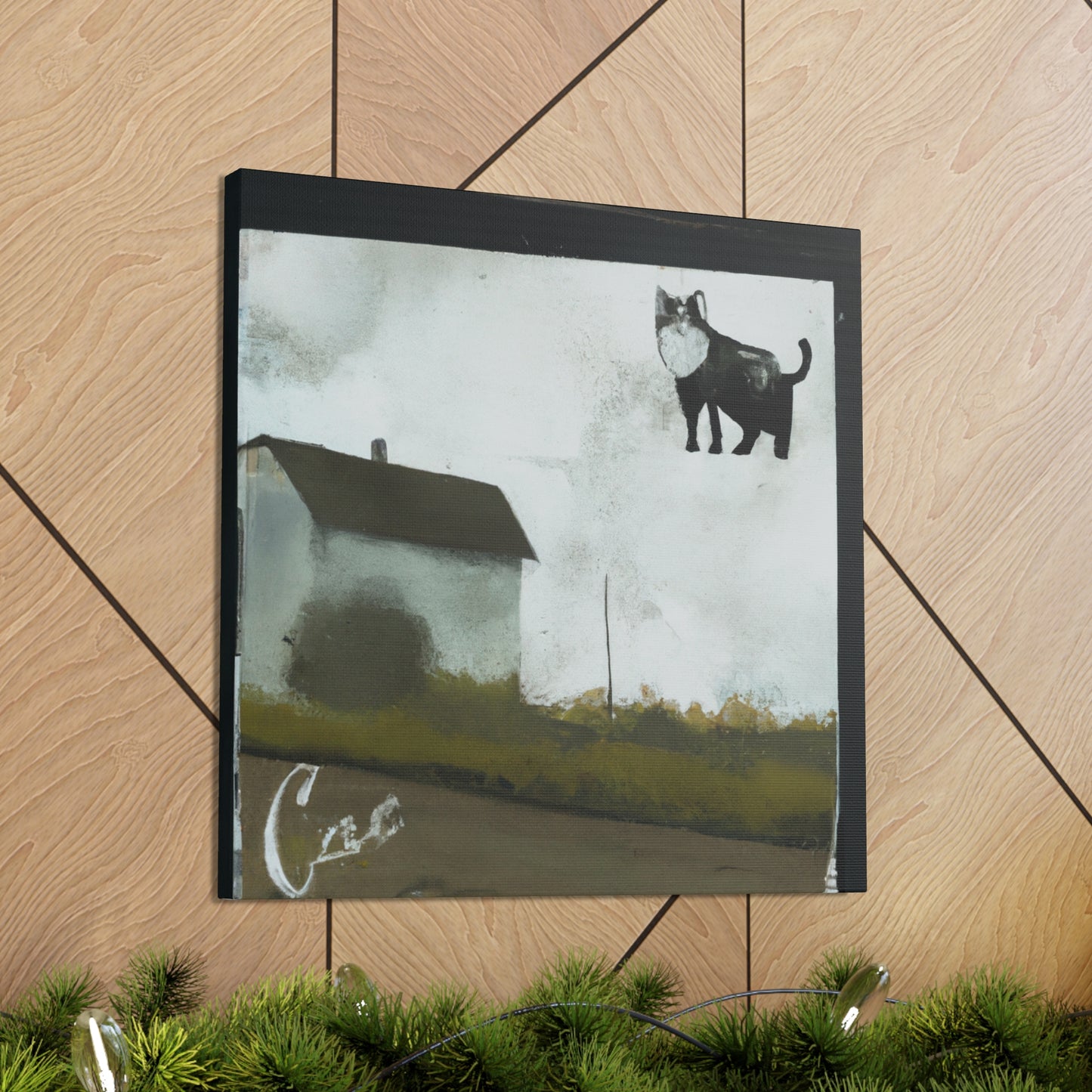 "Barn Cat Prowl'ing" - Canvas